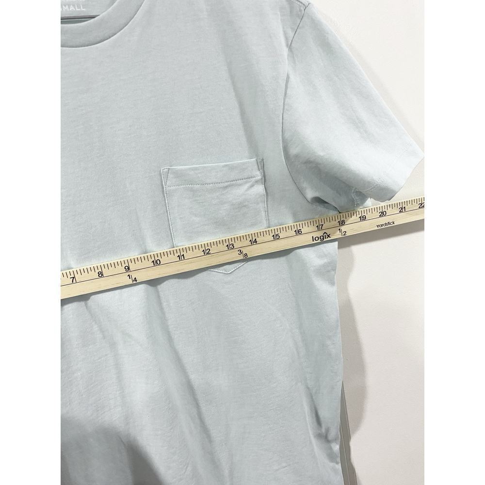 J.Crew Men’s Slim Fit Pocket Tee Size Small Blue Washed Cotton T-Shirt NWT - Picture 5 of 9
